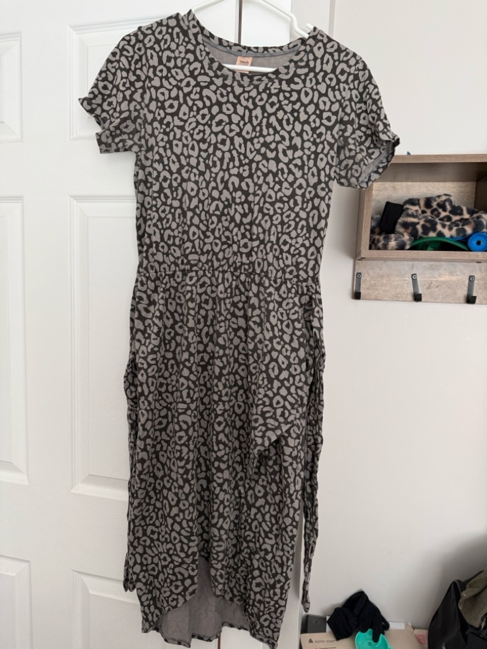 Smash + Tess Rebecca wrap dress in Lexi leopard